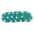 thumbnail image 3 of WE Games Jetons de Poker en Argile, 11,5 Grammes, Ensemble de 25, Vert, 3 of 3