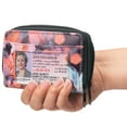 thumbnail image 2 of RFID Zip Around Wallet, Coral FLoral, 2 of 9