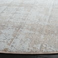 thumbnail image 3 of SAFAVIEH Webster Janie Abstract Area Rug, Beige/Grey, 6'7" x 6'7" Round, 3 of 8