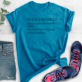 thumbnail image 2 of Abibliophobia A Fear Of Running Out Of Books Shirt, Unisex Women's Men's Tee, Book Lover Shirt, Reading Tee, Heather Blue, Small, 2 of 6