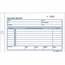 Rediform Delivery Receipt Book, White
