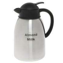 HUBERT® Cream Server with Etched Almond Milk Imprint 1.9 L Stainless Steel