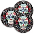 thumbnail image 2 of Day of the Dead 10.5" Luncheon Plates (18 Pack) - Halloween Party Supplies, 2 of 2
