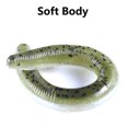 thumbnail image 6 of BE-TOOL 6Pcs Soft Plastic Earthworm Lures 11.5cm/4.5in Worm Lure Shrimp Bass Fishing Bait for Saltwater Freshwater, 6 of 6