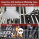 thumbnail image 4 of Grill Brush for Outdoor Grill, BBQ Brush for Grill Cleaning, 18" Grill Cleaner Brush and Scraper for Gas/Porcelain/Charbroil Grates, Smoker Grill Acce, 4 of 5