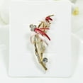 thumbnail image 4 of Broche Sunnimix de bambú rojo para boda, 4 of 8