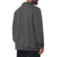 thumbnail image 3 of Men's Casual Shacket Button Long Sleeves Trucker Jacket for Everyday Wear XL Gray, 3 of 6
