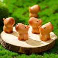 thumbnail image 3 of 100X Mini Estatua de Resina de Capibara, Adornos Modelo de Carpincho, Animales en Miniatura, Adornos Artesanales de Escritorio para Exteriores, 3 of 6