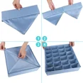 thumbnail image 4 of Caja de almacenamiento para organización de pantalones vaqueros, organizador de armario para ropa interior, sistema de organización de ropa, calcetines, pantalones, cajones, armario organizadores, 4 of 5