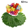 thumbnail image 4 of FESTFENDS 32Pcs Artificial Tropical Leaves Monstera Leaves Party Decorations Indoor Decoration, 4 of 8