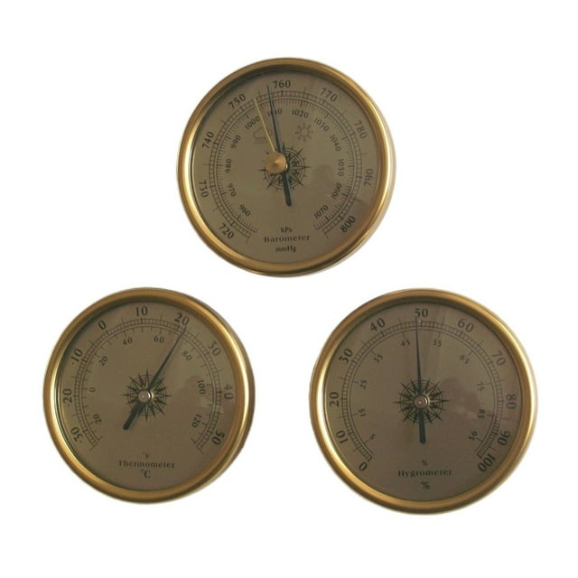 72MM Diameter Instrument Cluster (thermometer, Hygrometer, Barometer) ,Long Lasting