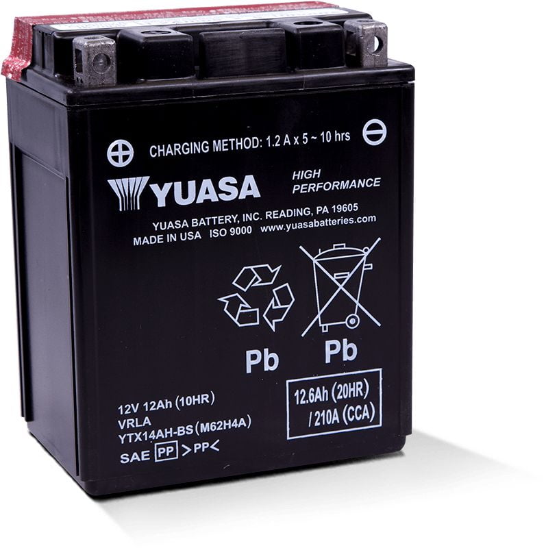 Yuasa ATV/UTV YB14-B2 12-Volt Battery - Walmart.com