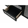 thumbnail image 4 of NovaSolo Nordic Smooth Boat Wood & Iron Buffet 2 Doors 3 Drawers in Black, 4 of 9