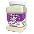 thumbnail image 3 of Milkylicious Instant Fortified Non-Fat Dry Milk Powder – 1 lbs (16 oz) Jar - Made in USA for Fuss-Free Nutrition Intake | Enriched with Vitamin D, Calcium & Protein | Dietary supplement for all ages, 3 of 3