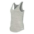 thumbnail image 2 of Bella Flowy V-Neck Solid Tank Top Women's Junior Fit B8805, 2 of 5