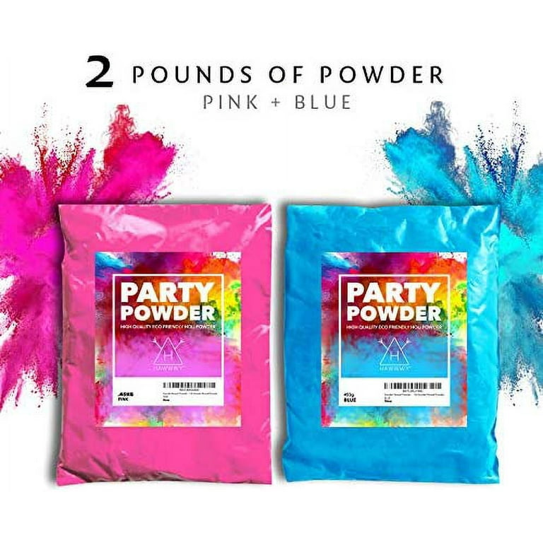  Hawwwy 2lbs Pink Powder for Party, Festival, Girl Boy Gender  Reveal Powder, Cannon Announcement, Tannerite Powder kit for Holi Festival,  Motorcycle Exhaust & Car Tires : Home & Kitchen