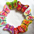 thumbnail image 3 of HEVIRGO 50 Pcs 2 Holes Colorful Butterfly Shape Wooden Buttons Clothes Sewing DIY Decor, 3 of 7