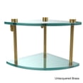 thumbnail image 3 of Two Tier Corner Glass Shelf - Venetian Bronze, 3 of 5