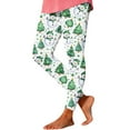 thumbnail image 4 of Roncen Roncen Women's Christmas Printed Yoga Leggings - Stretchy High-Waisted Casual Pants for Holiday & Workout, 4 of 7