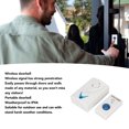 thumbnail image 4 of Button Doorbell, Remote Control Energy Conservation Waterproof Battery Powered Wireless Doorbell ABS  for Homes, 4 of 7