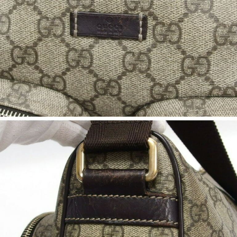 Gucci GG Plus Supreme Canvas Messenger Shoulder Bag