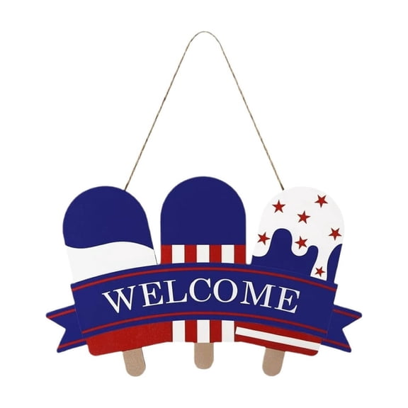 Memorial Day Saving!4th of July Decorations, Patriotic Door Wall Decorations Board Sign For Independence Day Indoor Outdoor Decor