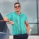 thumbnail image 4 of Fotbe Turquoise Wooden2 Camiseta Polo de Golf para Hombre con Estampado – Camisa Deportiva Transpirable con Cuello Abotonado-Medium, 4 of 6