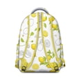 thumbnail image 3 of Bright Lemon Print Backpack - Durable School Bookbag for Teens & College Students, Spacious Rucksack with Laptop Compartment, Lightweight Everyday Carry Bag for High School & University, Great Gift, 3 of 6