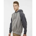 thumbnail image 2 of J. America Vintage Heather Hooded Sweatshirt, 2 of 5