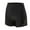 Black, variant on WREESH Womens Swim Shorts High Waisted Bathing Suit Bottoms Fashion Solid Color Swim Surf Beach Comfort Lace Board Shorts Black