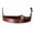 Australian Nut, variant on Huntley Equestrian Sedgwick Leather Fancy Stitched Square Raised Noseband (Noseband Only) (Medium Pony 1" Inch wide)