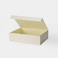 thumbnail image 5 of Geoto 17.32"×12.6"×4.72" A3 Shallow Size Luxury Rigid Foldable Magnetic Closure Collapsible Gift Packaging Boxes Wholesale(Ivory), 5 of 5