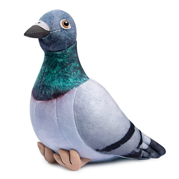Grey Pigeon Plush Toy - Simulation Rock Columba Rupestris Stuffed Animal Cute Rock Pigeon Plush Toy As Gift For Your Friends