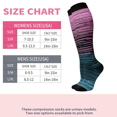 thumbnail image 6 of 6 Pairs Medical Sport Compression Socks - 15-28mmhg Graduated Knee-High Support for Men & Women, Ideal for Soccer, Running, and Nurses, 6 of 6