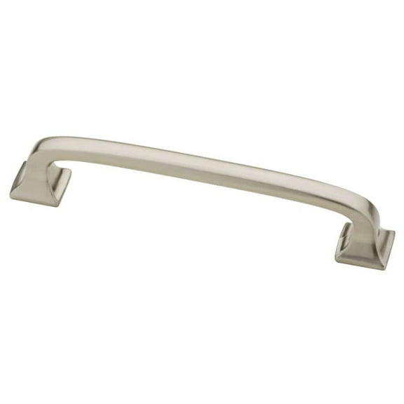 Franklin Brass Brushed Nickel Square Feet Pull, Cabinet Handles and Drawer Pulls for Kitchen Cabinets and Dresser Drawers, 4 Inch (102mm), 10-Pack, P29613K-SN-B, Cabinet Hardware