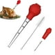 thumbnail image 1 of Jeringa para pavo, jeringa para cocinar de calidad alimentaria para cocinar y hornear en casa, jeringa para cocinar con forma de pera de silicona de calidad que incluye un inyector de acero inoxidable, 1 of 5