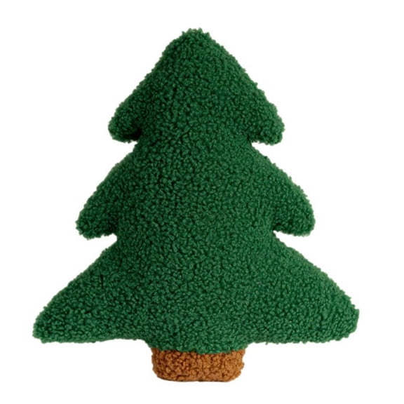 Christmas Tree Throw Pillows, Festive Xmas Tree Shaped Plush Pillows for Sofa, Bed & Home Decor, Soft Decorative Cushions for Holiday Parties, Winter Decorations & Cozy Gift, 12 inch
