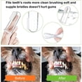 thumbnail image 4 of Juego de 8 cepillos de dientes para mascotas, cepillo de dedo para perros, cepillo de dedo de silicona para perros y gatos, mejora la higiene bucal., 4 of 5
