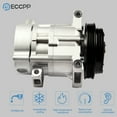 thumbnail image 2 of ECCPP Air Conditioning Compressor Replacement for N-issan 350Z 3.5L 2003 2004 2005 2006 CO 11135C AC Compressor, 2 of 5