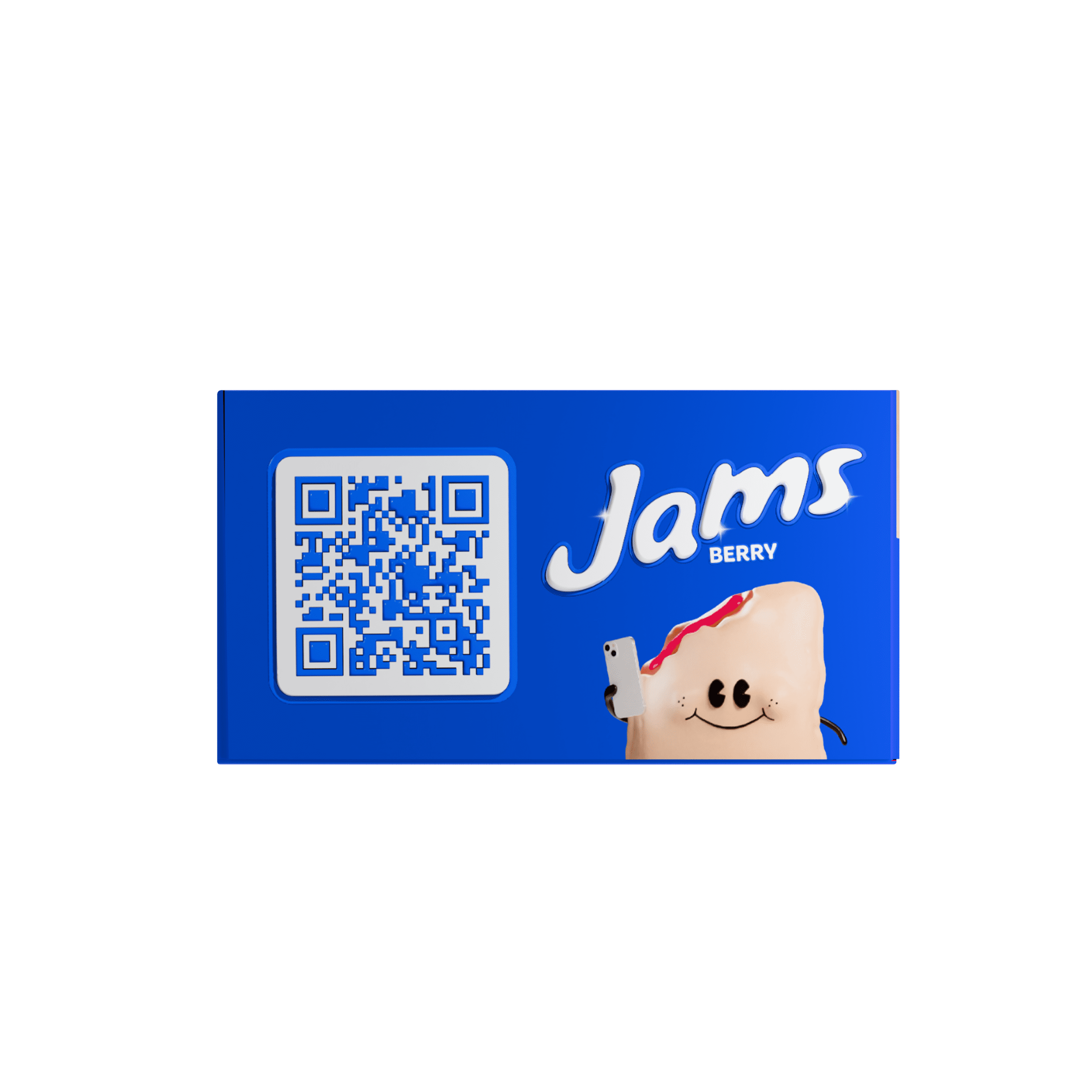 Jams Mixed Berry Protein 10g PB&J Frozen Sandwiches 4 count, 10.8 oz
