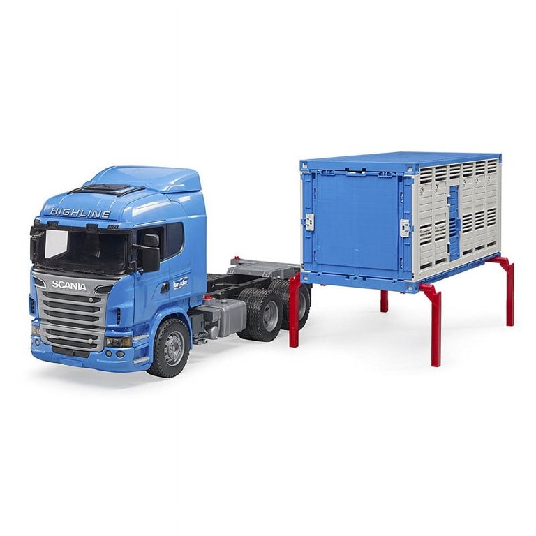 SCANIA R-Series Cattle transport truck w 1 cattle - Walmart.com