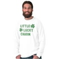 thumbnail image 3 of St Patricks Day Little Lucky Charm Long Sleeve TShirt Men Women Brisco Brands X, 3 of 6