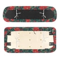 thumbnail image 3 of Pzuqiu Christmas Poinsettia 2-Piece Golf Cart Seat Cover Set - Breathable Washable Universal Fit Protective Accessory for Golfers, 3 of 10
