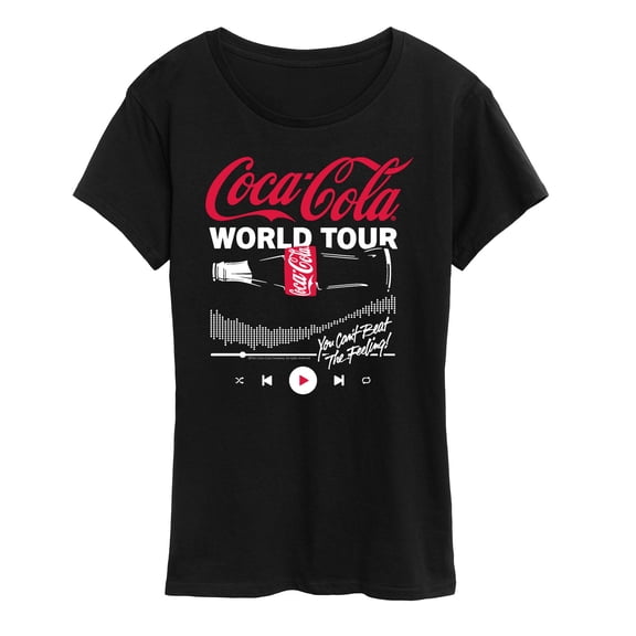 Coca-Cola- World Tour Bottle - Women's Short Sleeve Graphic T-Shirt