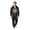 04 Pajamas Black, variant on Christmas Pajamas for Family,Long Sleeve Zip Up Printed Loungewear Jumpsuit with Hooded