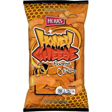 Herr's Honey Cheese Flavored Curls, 7.5 oz