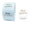thumbnail image 4 of Pegatinas redondas transparentes de Feliz Navidad, paquete de etiqueta de caja de tarjeta de agradecimiento, pegatinas de sellado, papelería de decoración de boda, 100-500 Uds., 4 of 4