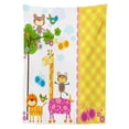 thumbnail image 3 of Ambesonne Cartoon Tablecloth Rectangular Table Cover, Butterflies Tree Blooms, 60"x90",, 3 of 4