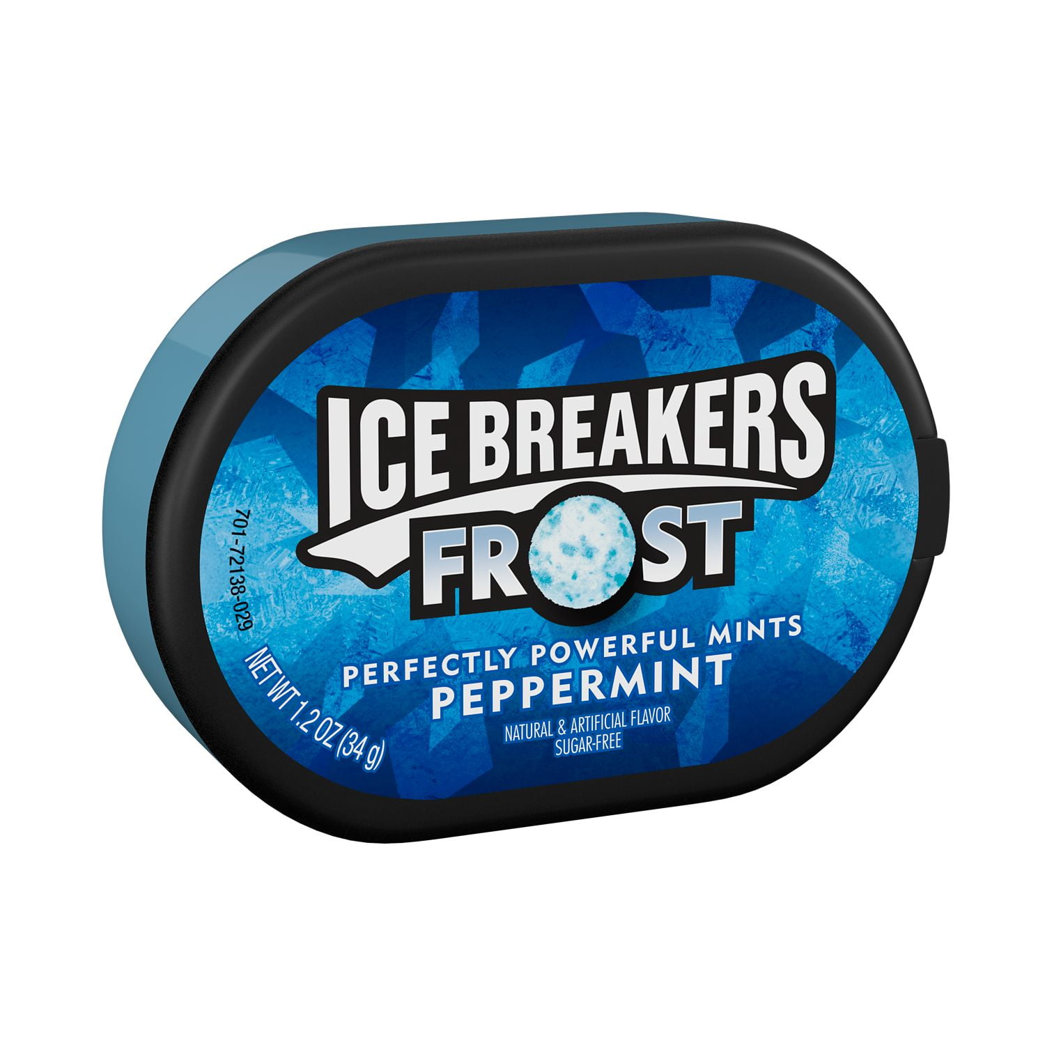 ICE BREAKERS, FROST Peppermint Sugar Free Breath Mints, 1.2 oz, Tin