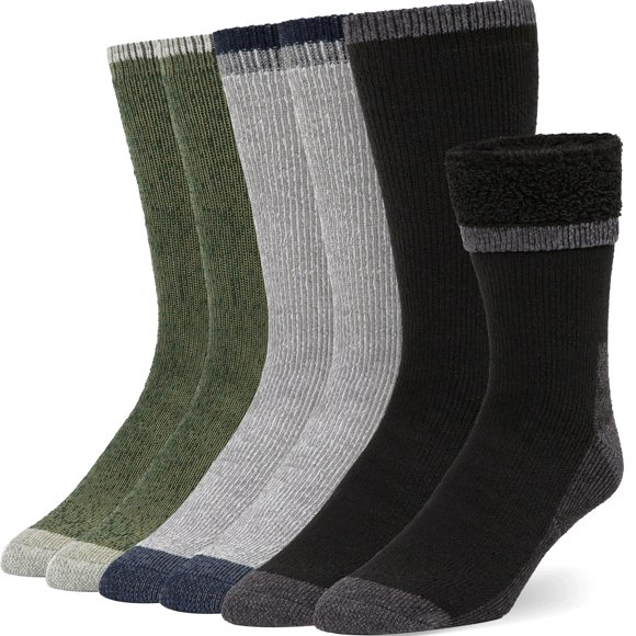 Calcetines Alvada de Lana Merina para Senderismo Térmicos y Cálidos 3 Pares